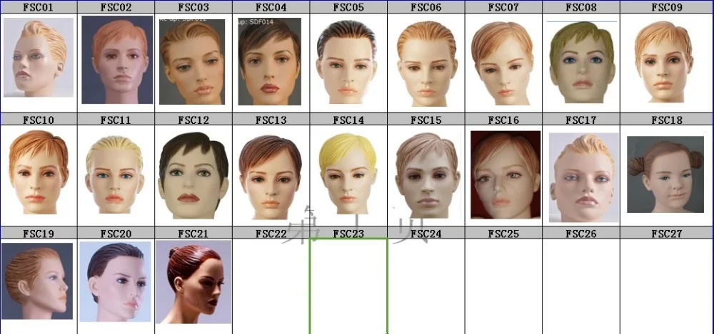 cheap fibreglass child kids baby display mannequin head