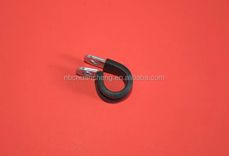 
1Inch Stainless Steel Cable Clamp,Rubber Cushioned Insulated Clamp 