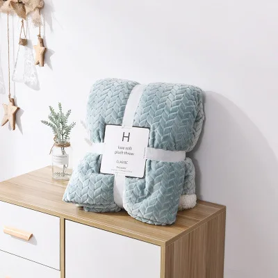 Двуспальная кровать, оптовая продажа, супер мягкое одеяло из плотного зимнего бархата, норки и шерпы