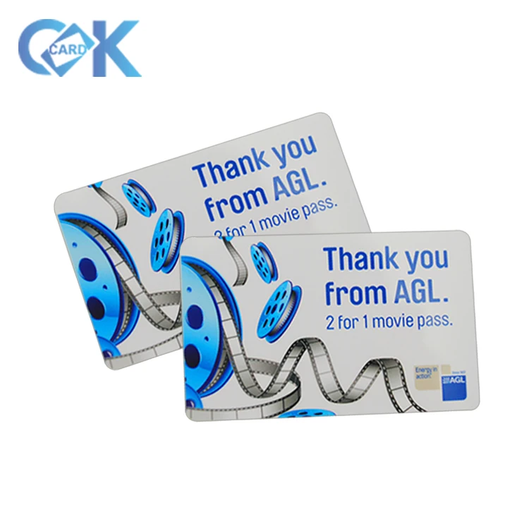 ПВХ пластиковые предохранительные подарочные карты для покупателей спасибо лидер продаж ~