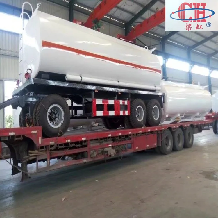 25 cbm 3 axle crude oil tanker draw bar semi trailer for africa