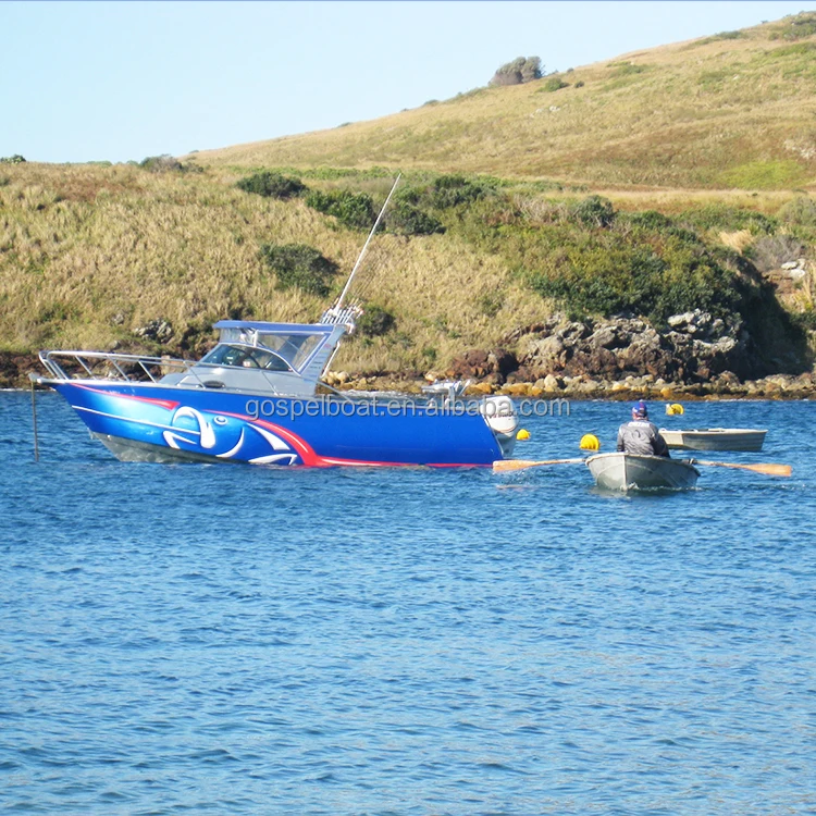 Brand new 7.5m aluminium fishing motor boat