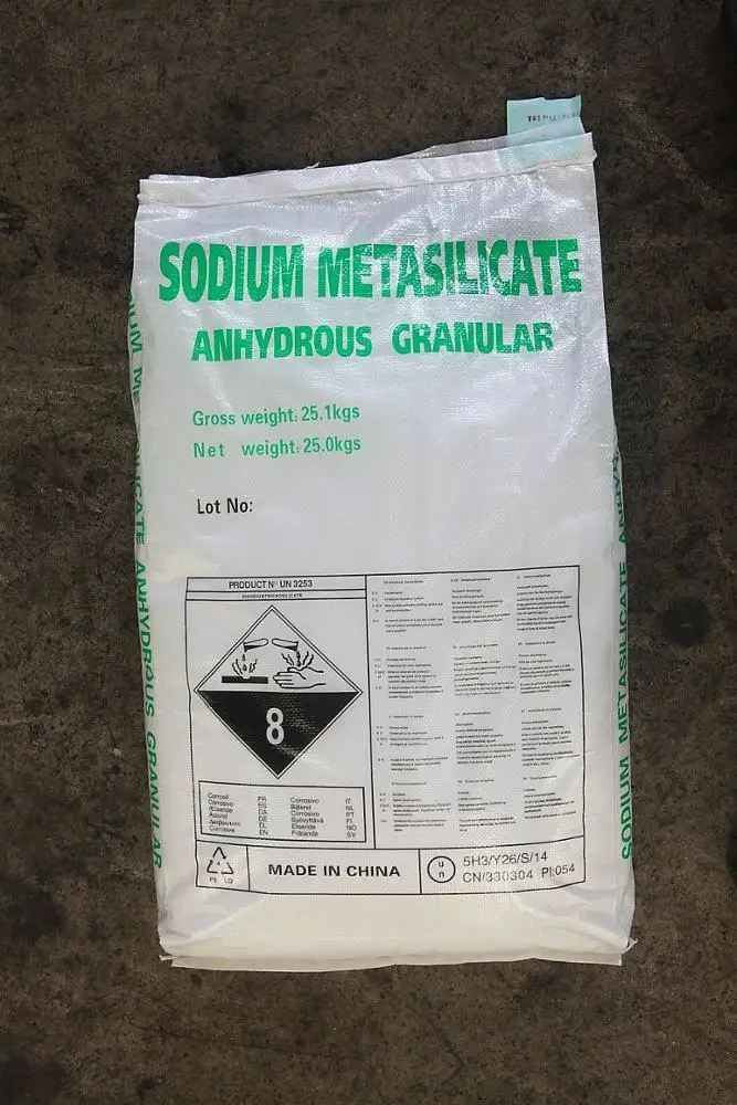 
CAS No.6834-92-0 activated poly 3 years shelf life sodium metasilicate 