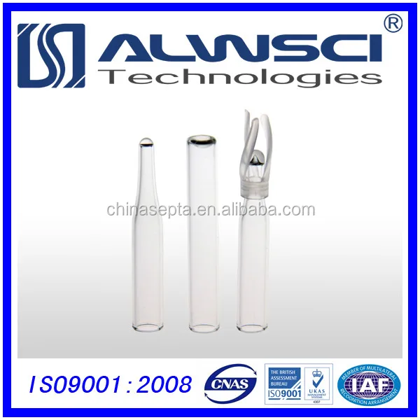 Горячий продавец 5 мм конические стеклянные вставки, 5*31.5 мм для 2 мл флаконы