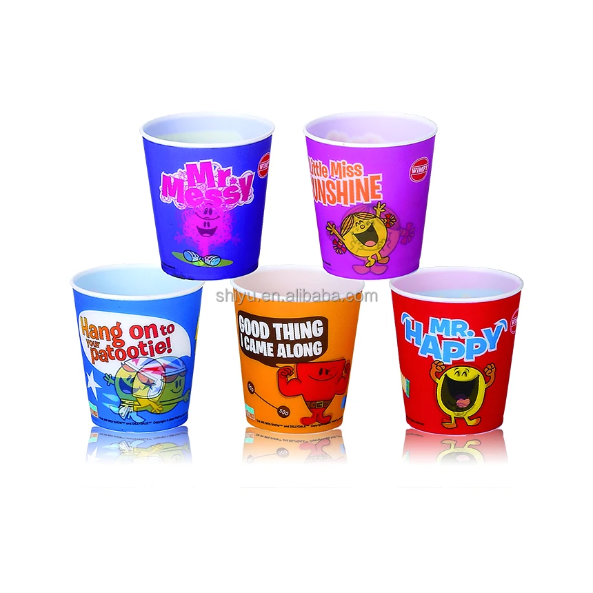 2021 BPA Free Hot selling 3D Lenticular plastic Cup with Lid