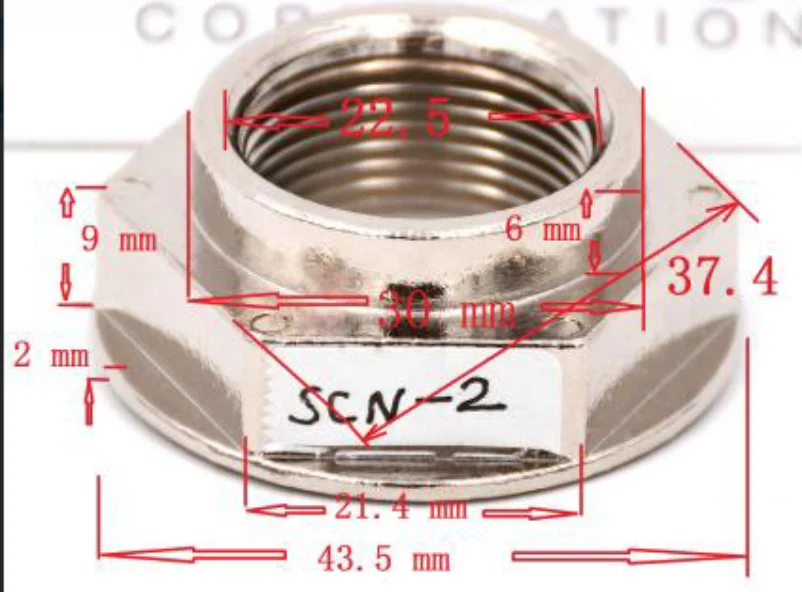 washing machine Rear Clutch Nut GY6 GY6 50cc 139QMB Chinese Scooter Parts
