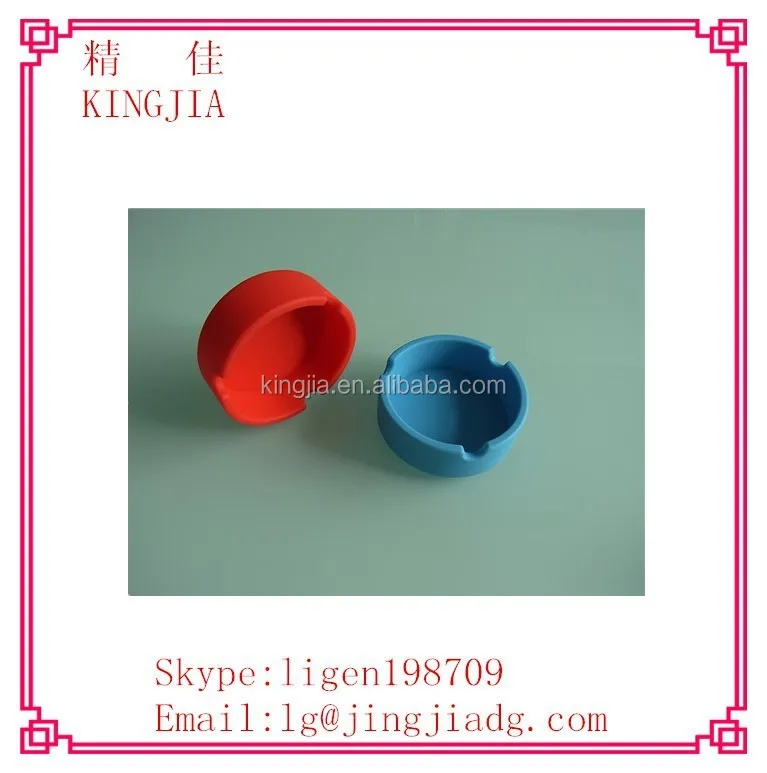 Мини круглой формы силикон пепельница, Небьющиеся силиконовый пепельница