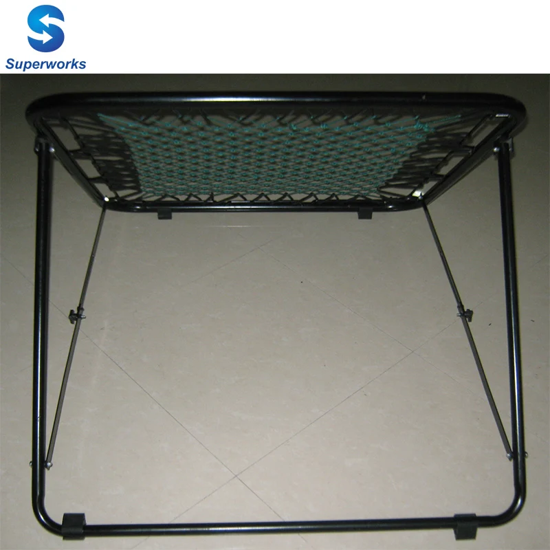 powder-coated galvanized steel tube soccer football rebounder net rebound goal