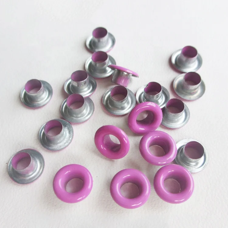 Wholesale high quality hardware accessories designer custom gold plating bag accessory d-ring shoe hat metal eyelet