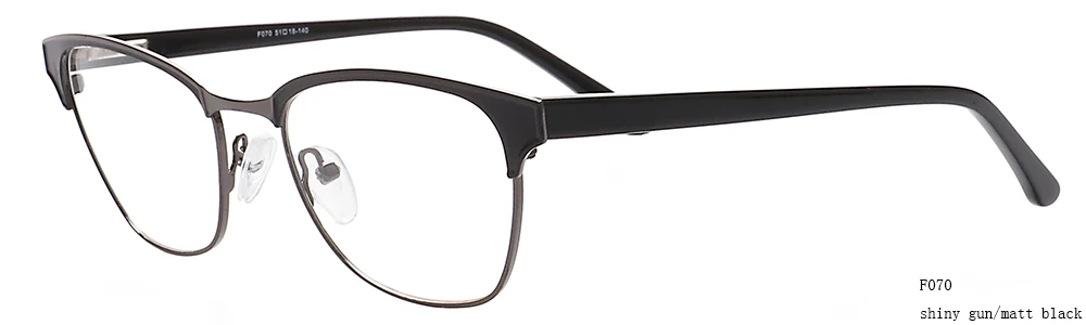 Hot sale stainless steel optical frames ready stock eyeglasses