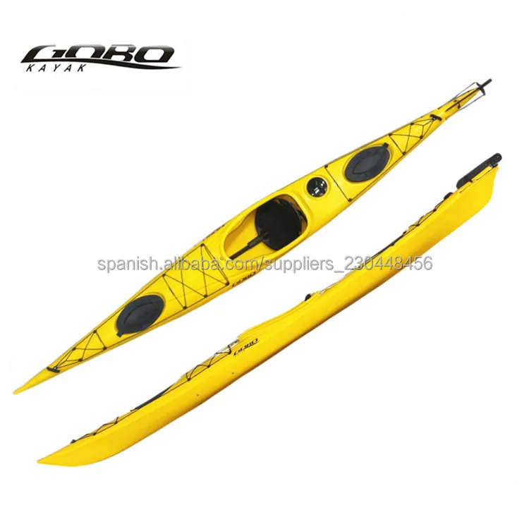 fastest plastic single person kayaking boat with oars