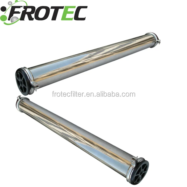 Drinking water/sea water treatment 4021,4040,4080,40120 SS ro membrane housing