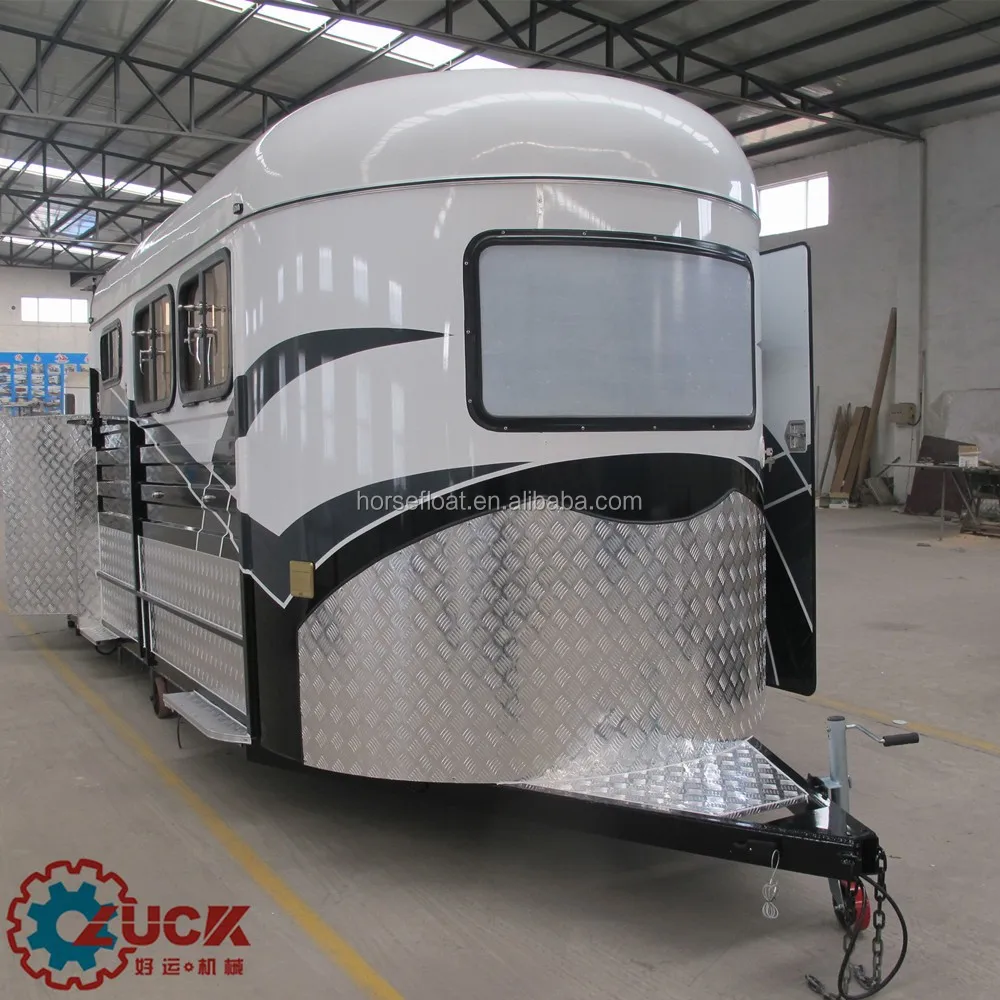2 horse trailer floats china with living quarters hot sale in Australia