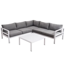 Factory Wholesale Modern Lounge Set Lazy Waterproof Furniture Garden Outdoor Sofa Aluminium