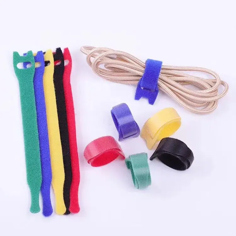 Reusable Cable Ties Management Straps /Adjustable Fastener Cable Strap Hook and Loop Cord Ties
