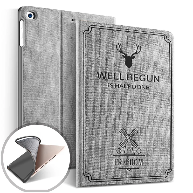 2019 Магнитный ультра тонкий смарт олень кожаный чехол для ipad mini 5