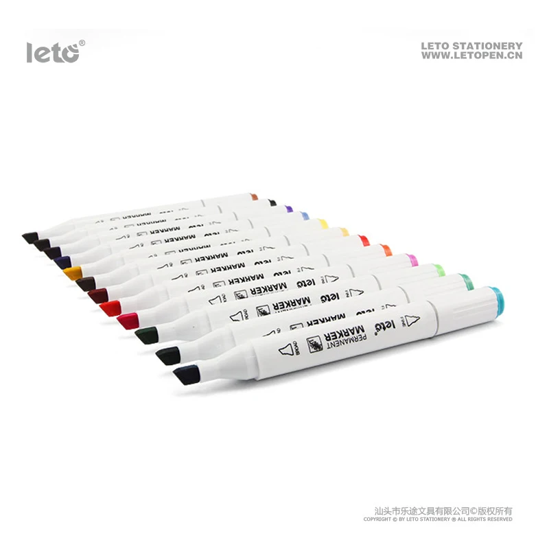 
Color markers double-ended Art permanent markers 