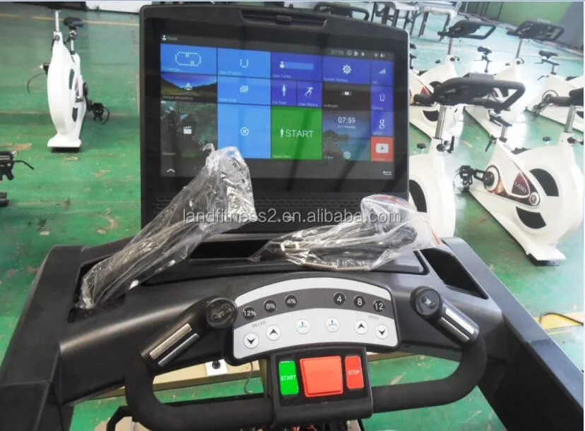 Factory directly supply AC motor mitsubishi inverter motorized treadmill running machine tredmill