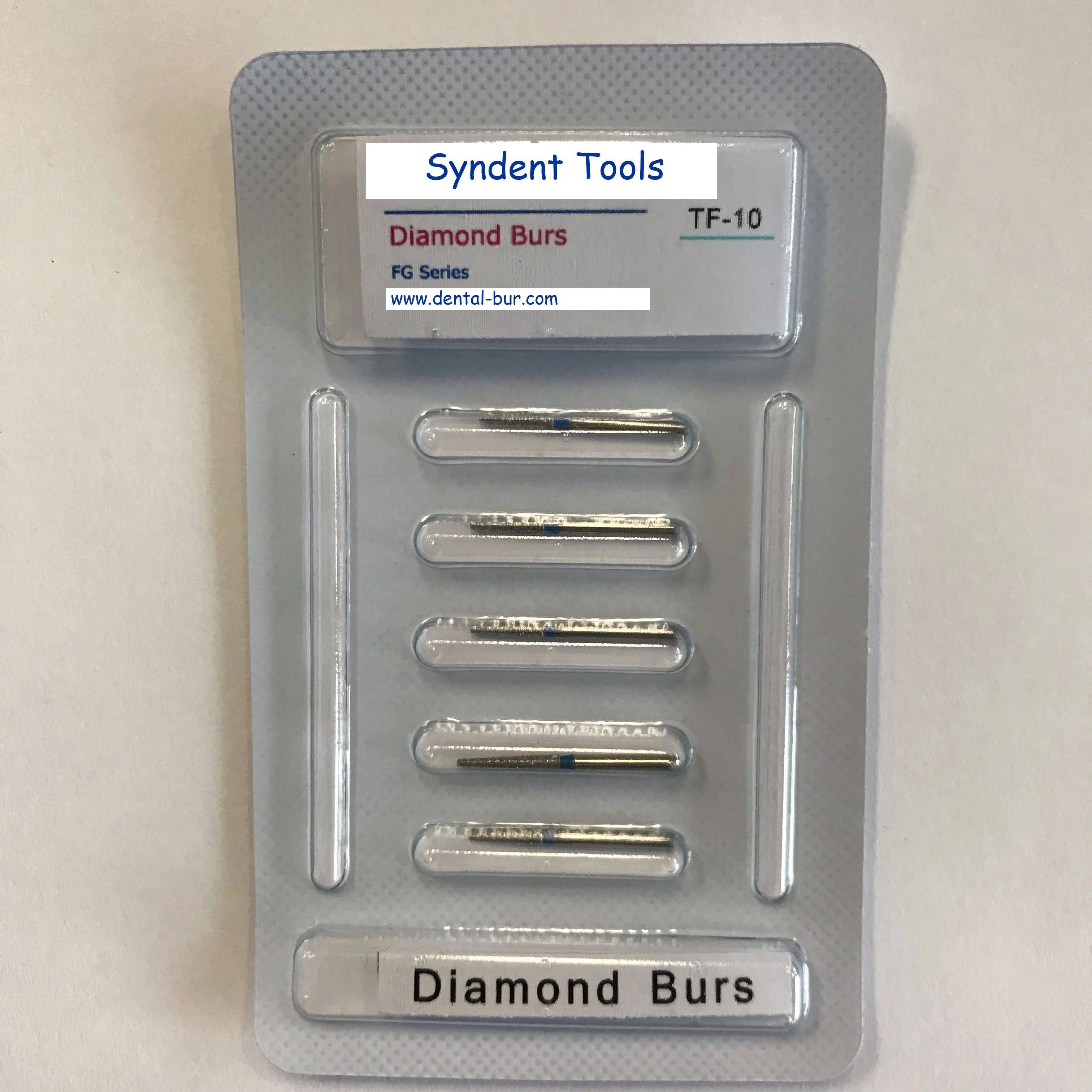 Taper round end medium grit FG diamond dentist bur