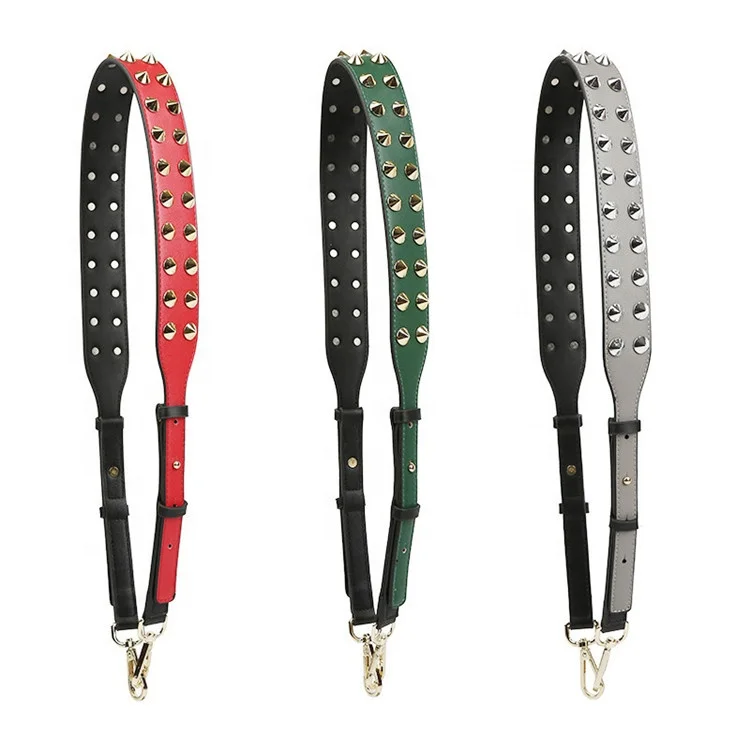 MeeTee B-S122 изготовленным на заказ логосом регулируемые плечевые сумки из натуральной кожи Аксессуары заклепки; Сумке из искусственной кожи; С ремешком