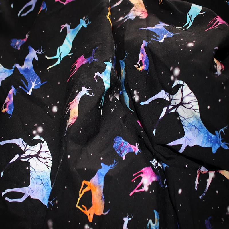 
Custom Printed Single Jersey Cotton Lycra Fabric 