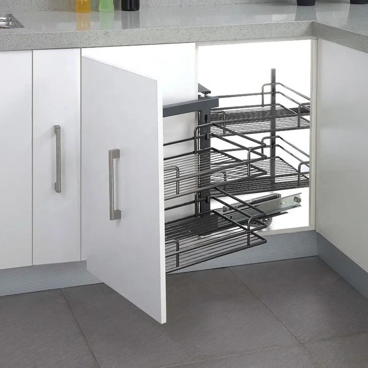 kitchen cabinet accessories kitchen magic corner pull out basket