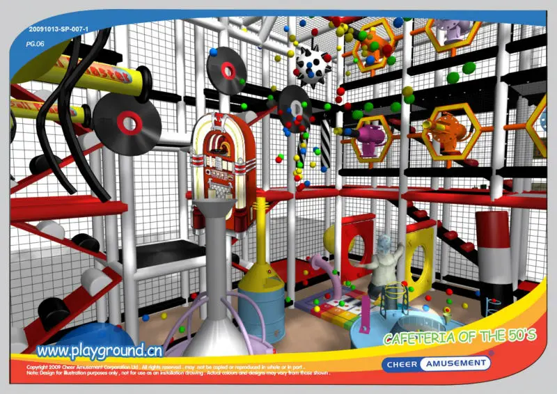 Cheer Amusement children indoor Kids Fun Ball Battle Play System