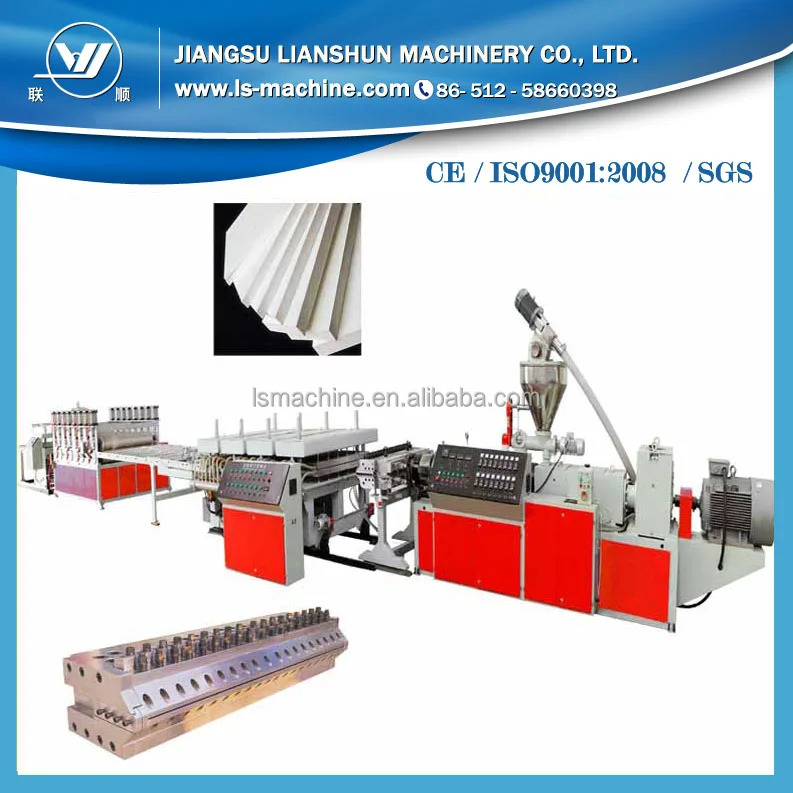 Extrusion machinery factory wpc extrusion board high quality