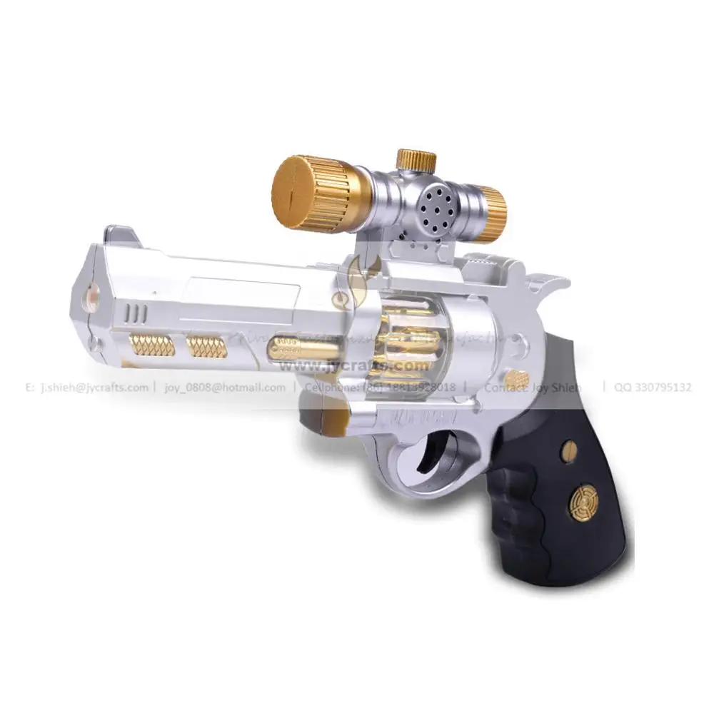 Top popular kids gift in low cost electric gun toy with sound and projector