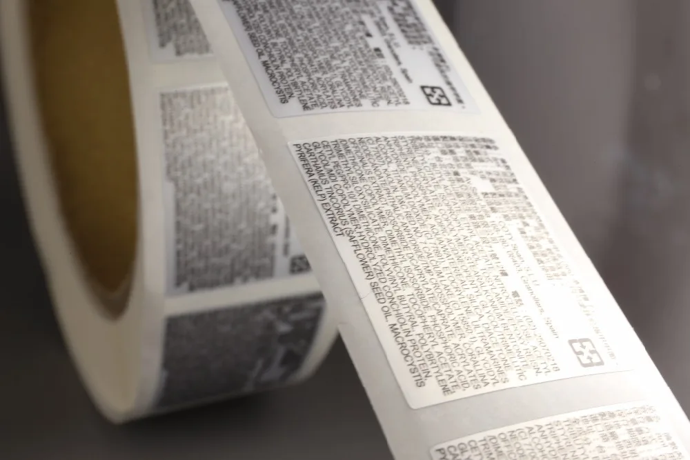 Custom PET Silver Machine Stickers Labels Electronic CMYK Eco-friendly Waterproof Vinyl Sticker