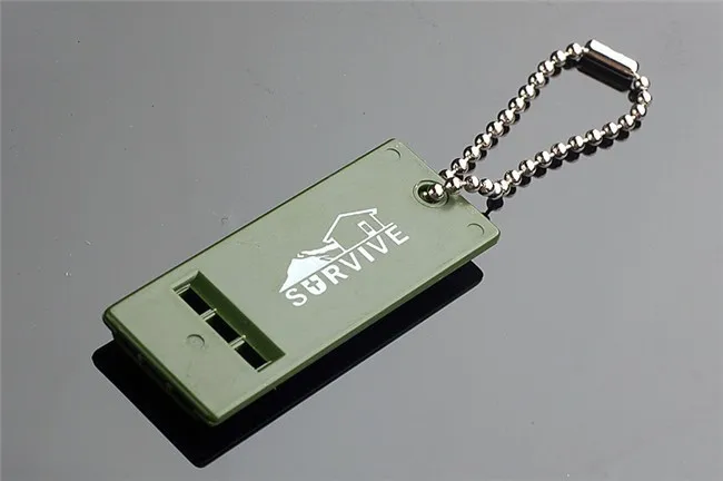 
NEW Army Green Portable Outdoor Survival Whistle 3 Holes Tactical Whistled High Quality Survival Whistle 