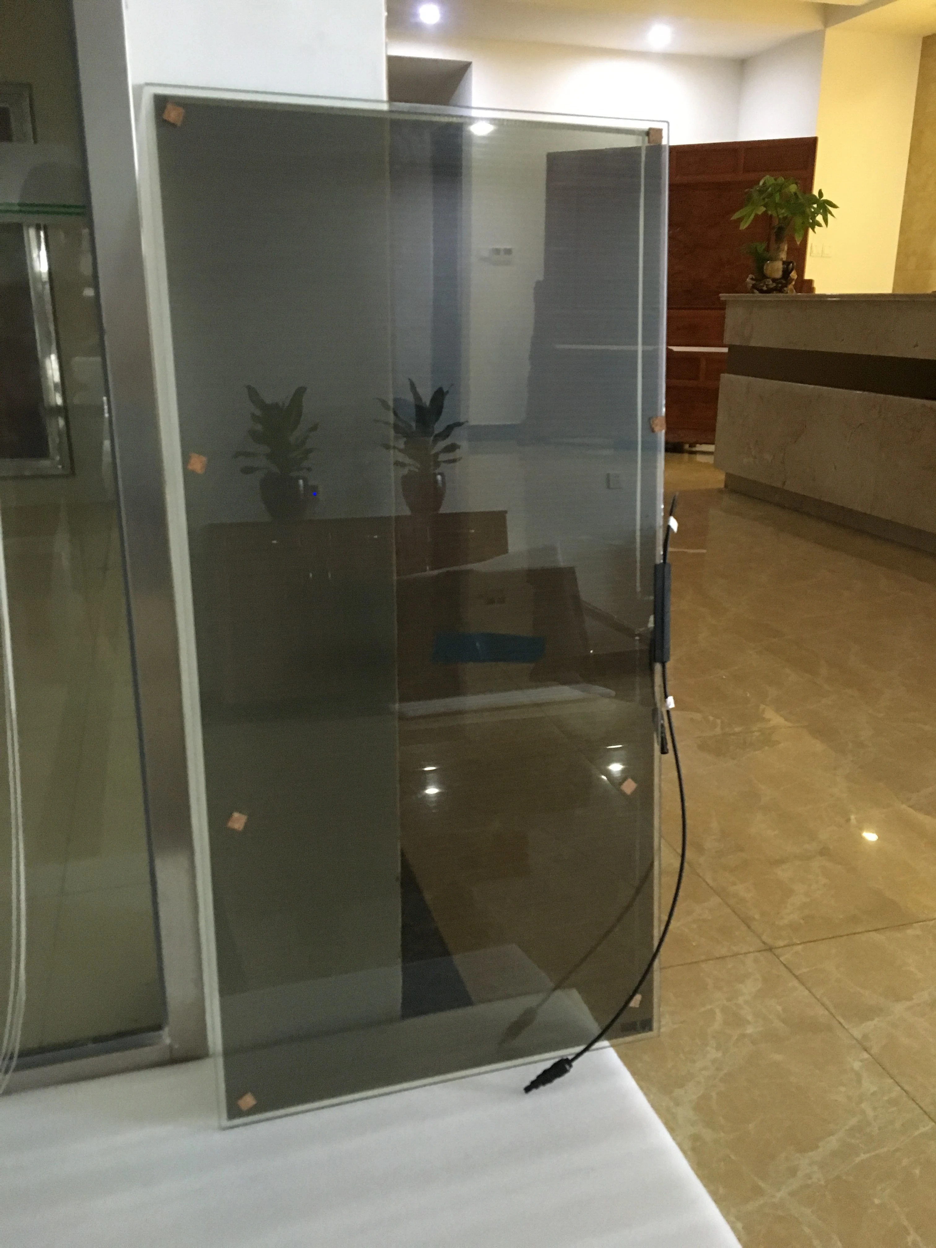 72W Thin Film Glass Solar Panel 10% Transparent