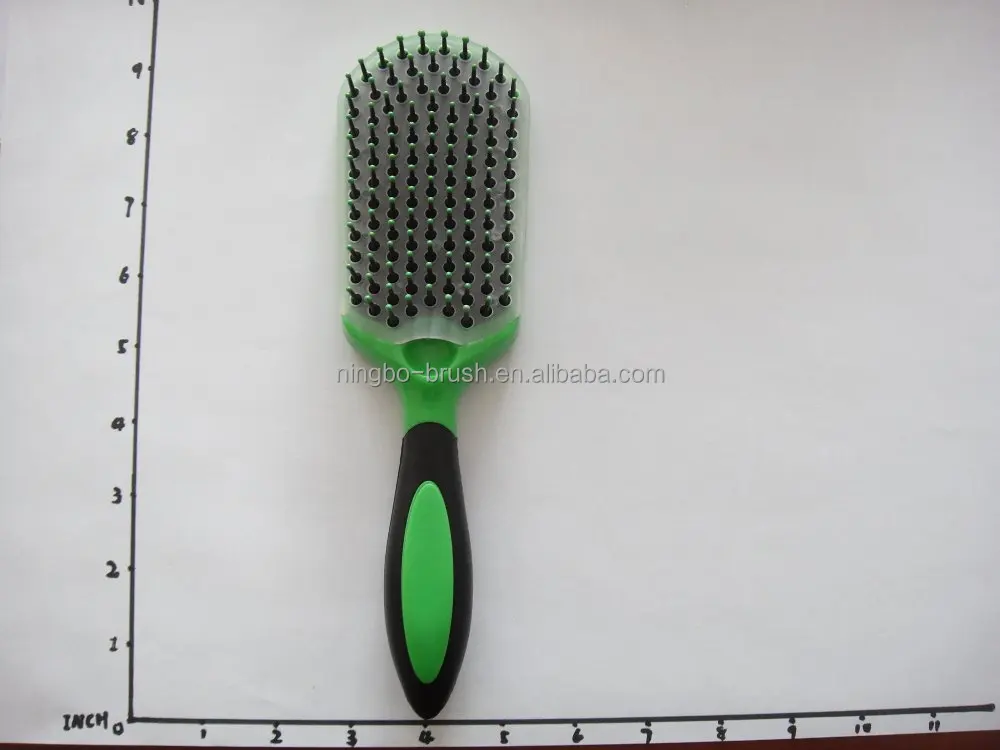 
professional plastic wholesale professional hair removeable brush self cleaning hair brush with spray pump 