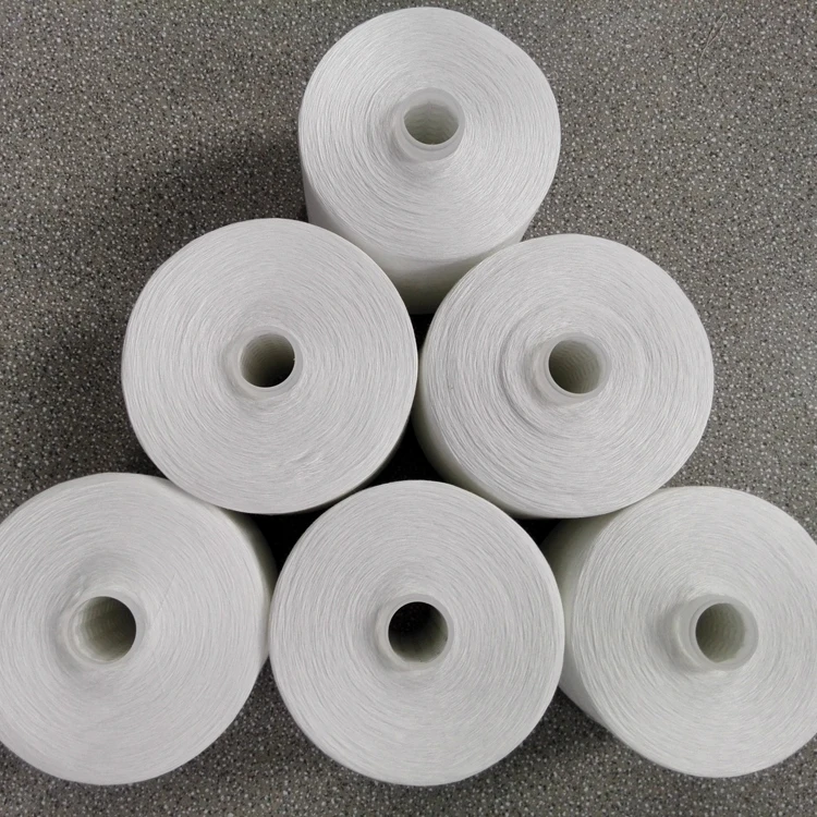 
Ready To Ship Polyester Knitting Twisted Native White Yarn 40/2 