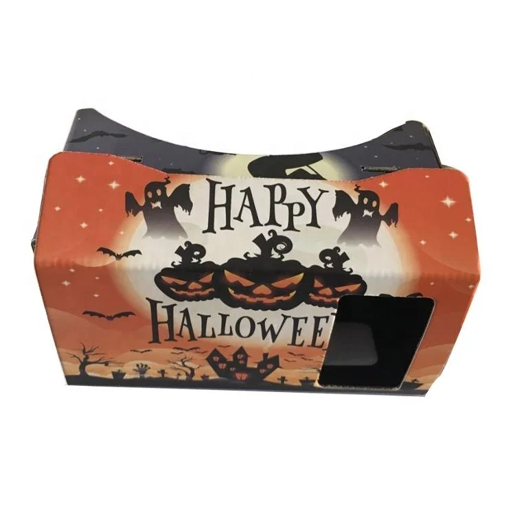 Halloween cardboard VR 3D glasses