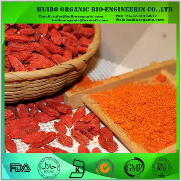 Organic FD goji berry powder /bulk AD goji berries powder