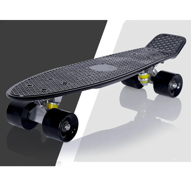 22 дюймов Рыбы красочные мини пластиковые скейтборд 4 колеса палубе для детей