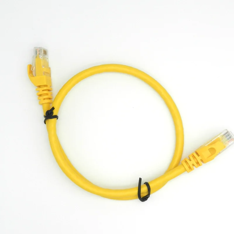 High quality yellow color utp cat6 ethernet patch cords RJ45 cat 6 30cm patch cord cable