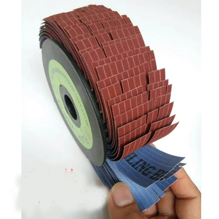 Customized Abrasive Polishing Emery Cloth Wire Wheel Sanding Paper Grinding Wheel Polishing Surface for Grinding Wood Furniture