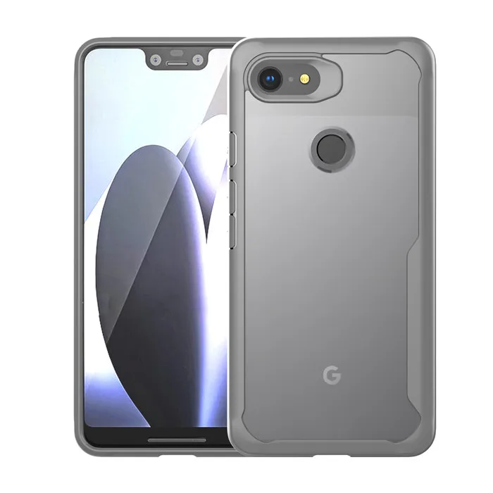 Shockproof Acrylic case Hybrid clear Hard PC back cover case for Google Pixel 3A 3A XL