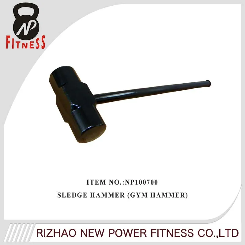 Crossfit fitness  solid steel sledge hammer mace ball