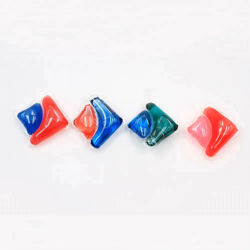 Low Foam Colour Safe Liquid Laundry Washing Capsules Cleaning Products Environmental Detergent Capsule