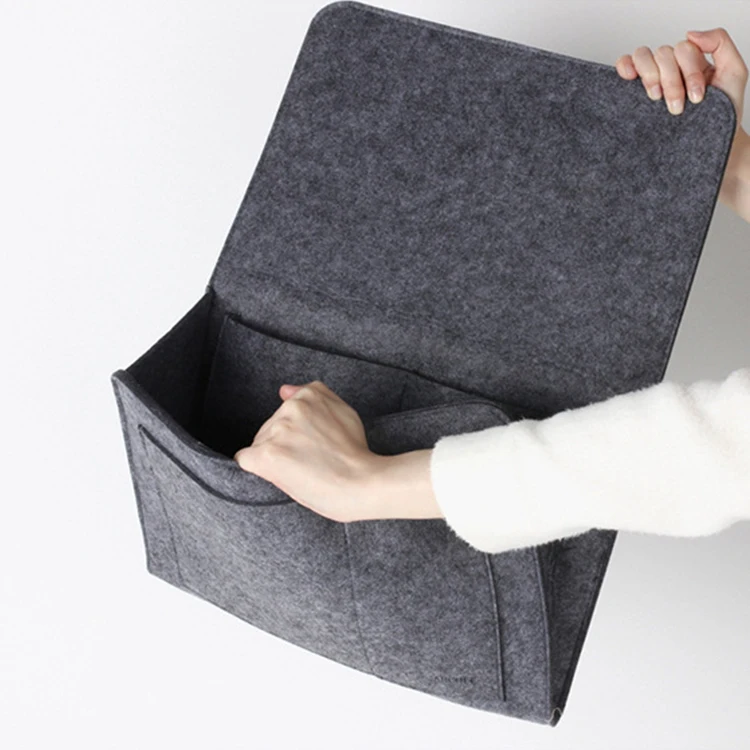 Premium Felt Bedside Caddy Organizer for Sofa Bed