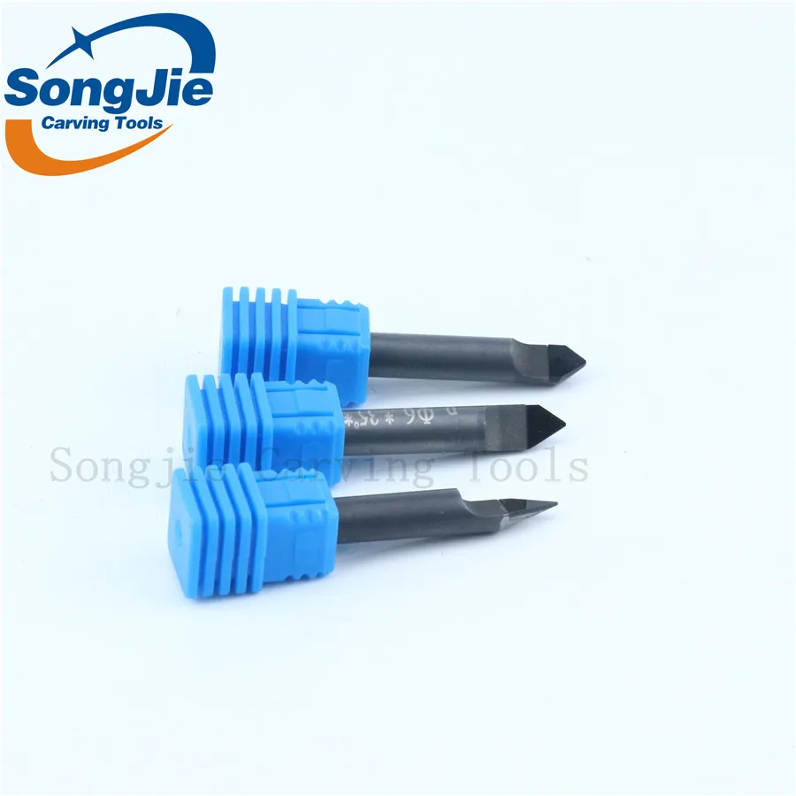 Marble cnc engrabing bits PCD diamond tools for Granite Stone