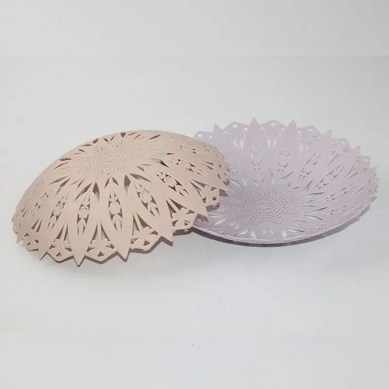 Flower shape Plastic bread basket Made in China