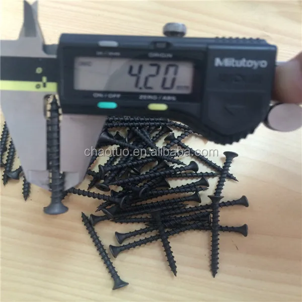 
China factory produce black MDF screw drywall screw gypsum screw with low price 