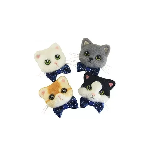 
Custom Quality Small Rabbit Soft wool Felt fabric Chucky Doll Animal toy gifts crafts handmade 