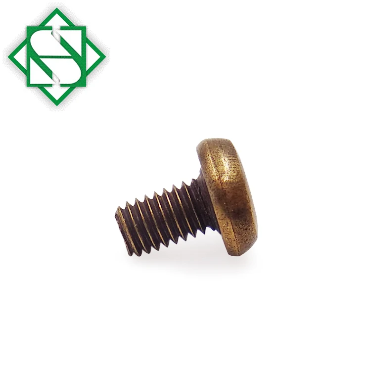 Euro Machine Screws Bronze Color Pan Head With Torx Slot