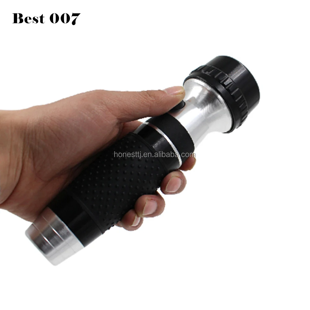 Wall-mounted popular torch light aluminum promotional flashlight Hotel emergency flashlight