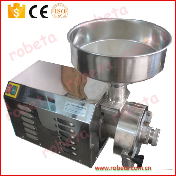 Stainless Steel Automatic Electric small grain flour grinding milling machine